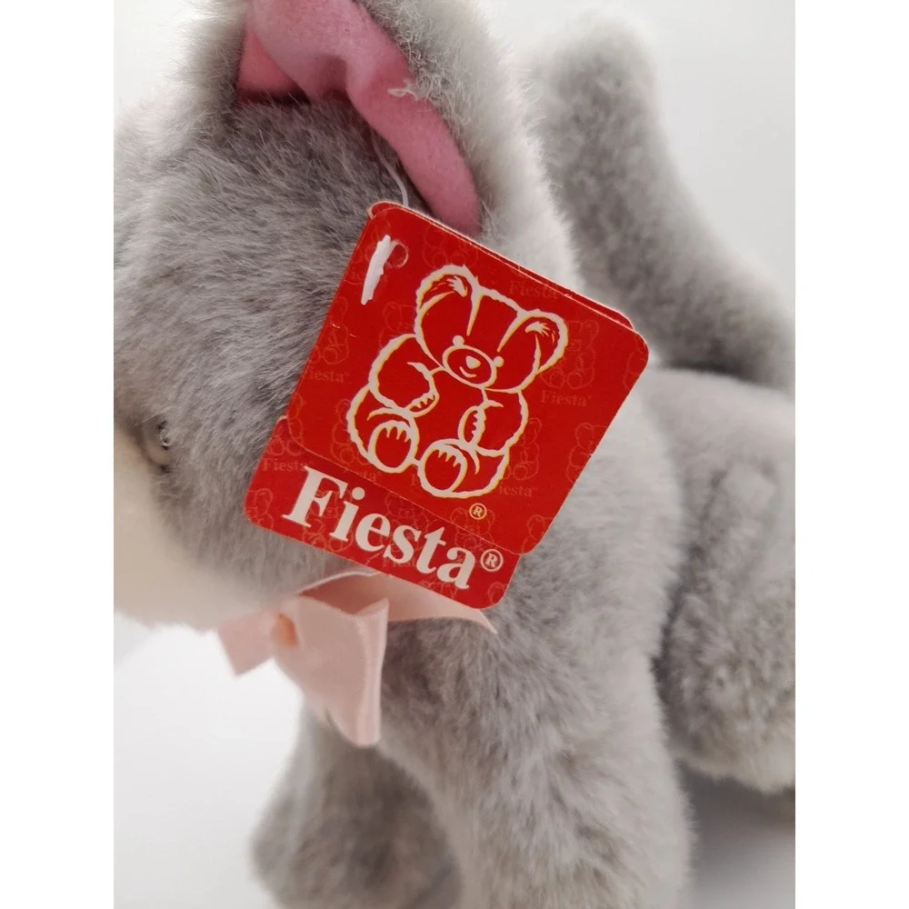 Fiesta Gray Cat Plush 8